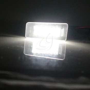 2x Klaidų, 18 3528 SMD LED Skaičius Licencijos numerio ženklo Žibintas Automobilio Šviesos Hyundai CW Turto Elantra I30 už Kia Ceed/Cerato/Forte