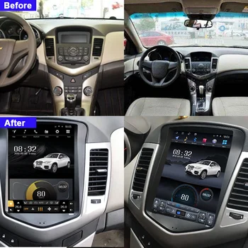 Automobilio Radijo Chevrolet c Cruze Daewoo Lacetti 2009-M. Multimedijos Grotuvas GPS Navigaciją, Android 9.0 HD DSP Carplay 9.7 Colių