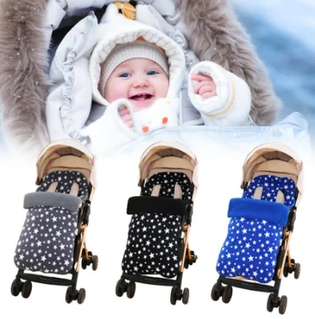 Naujagimio Žiemą Šiltas Miegmaišis Kūdikiui Vežimo Paketas Sleepsacks Vilnos Suvystyti Wrap Vežimėlis Footmuff Bamblys Wrap