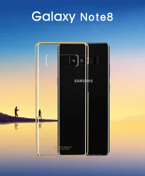 Samsung Originalus Skaidrus Apkalos Krašto, Telefono dėklas, Skirtas Samsung Galaxy Note 8 Note8 N9500 N9508 SM-N950F Apsauginis Telefono Dangtelis