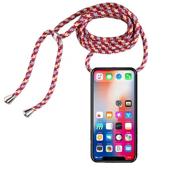 Telefoną atveju huawei P Smart Z Plius 2018 2019 Mate 40 Lite pro virvelę petį, virvę laido padengti coque